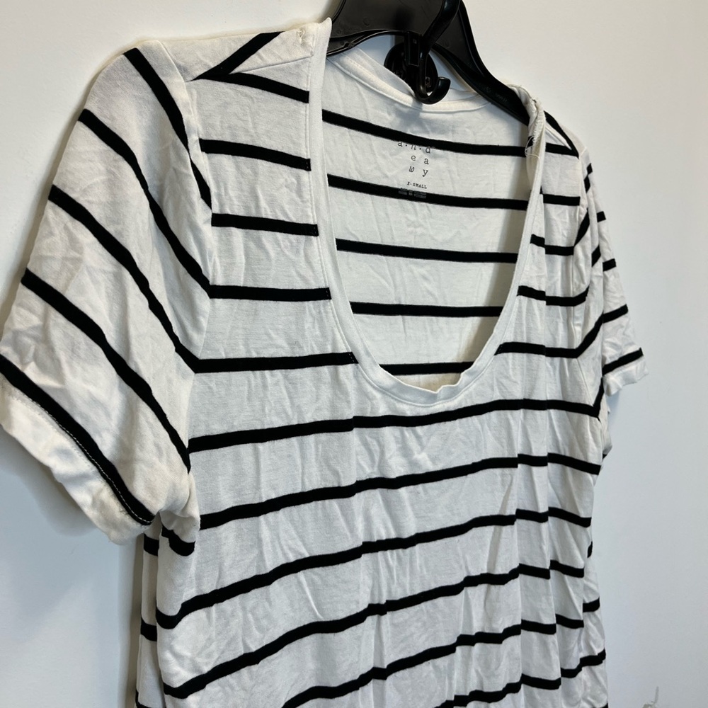 A NEW DAY Pinstripe Blouse